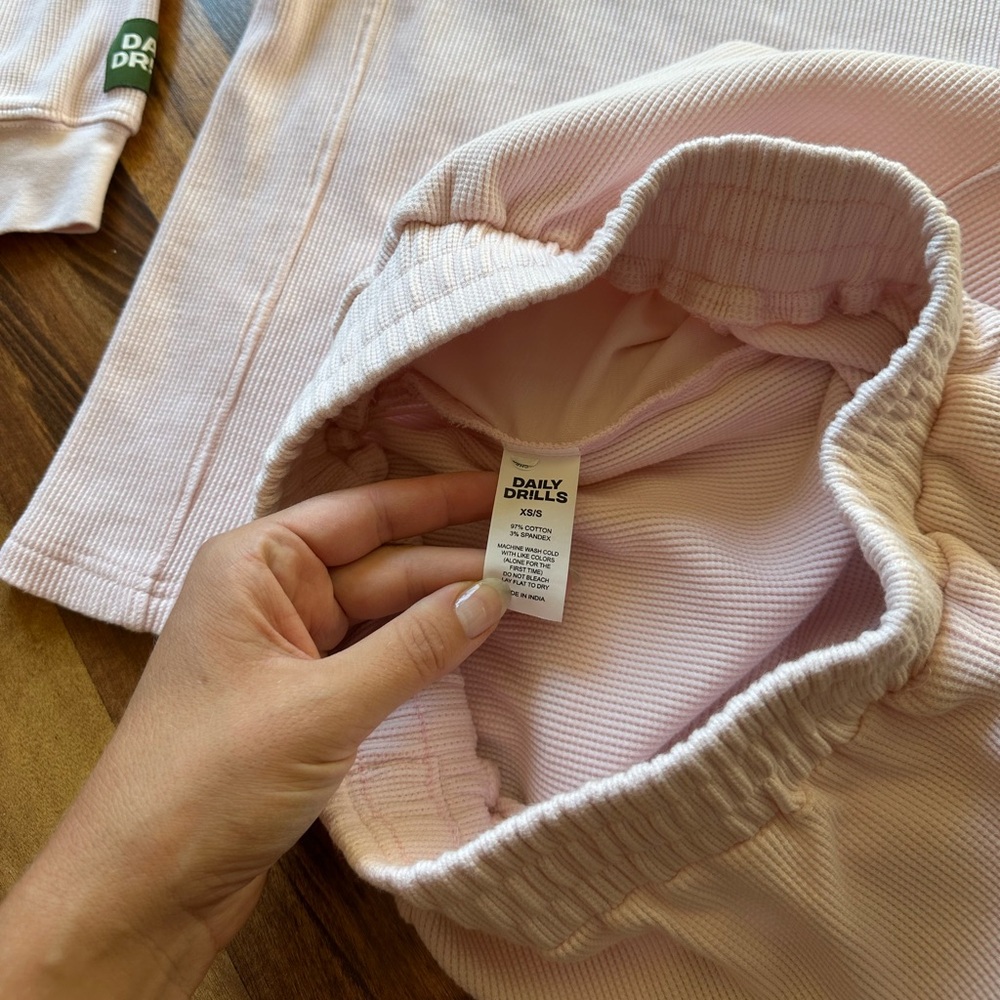 Daily Drills Pink Ribbed Top - Picture 13 of 16